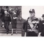 WINSTON CHURCHILL Twenty original Press photograph of various size including Lady Churchill in 17 of