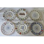 MIDDLESEX C.C.C. Six Coalport 11" ceramic commemorative plates, County Champions 1976, 1980, 1982,