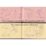 FOOTBALL AUTOGRAPHS 1980's Four Autograph books containing over 1000 autographs including Matt