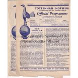 ARSENAL / CHELSEA / TOTTENHAM Three programmes for FA Cup Semi Finals between Arsenal and Chelsea