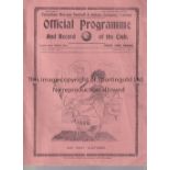 TOTTENHAM - READING 1930 Tottenham home programme v Reading, 30/8/1930, Division 2, slight fold.