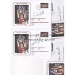 MANCHESTER UTD 1983 Four signed Commemorative covers, showing the 1983 FA Cup Final v Brighton,