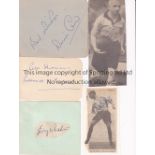 FOOTBALL AUTOGRAPHS Including 24 single pictures, album sheets and 7 multi-signed pictures and