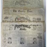 POMPEY FOOTBALL MAIL Four copies of the Portsmouth Football Mail dated 7/10/1905, 15/9/1923, 20/10/