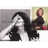 SOPHIA LOREN Black & White Press photo of Sophia Loren plus a signed vintage colour postcard of