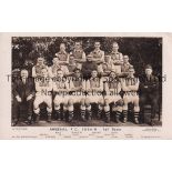 ARSENAL 1934-35 Arsenal team group postcard 1934-35, players named beneath, issued by Lambert