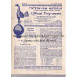 TOTTENHAM "A"- CHELSEA "A" 49 Tottenham "A" home programme v Chelsea "A", 27/12/49, Eastern Counties