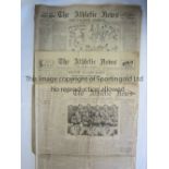 ATHLETICS NEWS Three copies of the Athletic News and Cyclists' Journal dated 7/6/1909, 29/11/1915