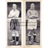 CIGARETTE CARDS 125 Footballers cards (Black & White) Topical Times from 1934. Not a full set with