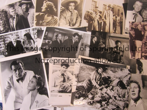 CINEMA / SHOWBIZ PRESS PHOTOGRAPHS Over 100 black & white press photographs with the majority 10"