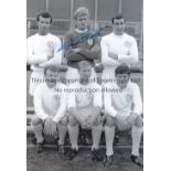 LEEDS UNITED, Ten signed 12 x 8 photos, all measuring 12 x 8, showing images of Charlton, Jones,