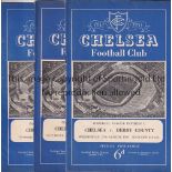 CHELSEA Seventeen Chelsea home programmes from the 1952/53 season. All have either score, scorers