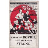 ENGLAND - SCOTLAND 1934 England home programme v Scotland , 14/4/1934 at Wembley, slight fold, minor