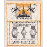 NORWICH - MAN UTD 1937 Norwich City home programme v Manchester United, 27/11/1937, Division 2,