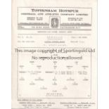 TOTTENHAM "A" - STOWMARKET 62 Tottenham "A" single sheet home programme v Stowmarket, 3/3/62 at