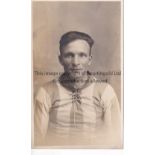 TOMMY CRAWSHAW / SHEFFIELD WEDNESDAY A black & white portrait postcard circa 1905 issued by