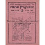 TOTTENHAM - FULHAM 1937 Tottenham home programme v Fulham, 24/4/1937, slight tear along fold. Fair-