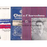 BARCELONA - FINALS Programmes for three Inter-Cities Fairs Cup Final games involving Barcelona.