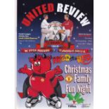MAN UTD - LEEDS 94 Eight page Manchester United Reserves home programme v Leeds Reserves, 8/12/94,