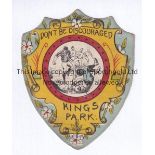 SHARPE - KINGS PARK Sharpe card "Don't be discouraged" Kings Park, formerly a Scottish League