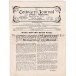 FULHAM - STOCKPORT 1920 Fulham home programme v Stockport County, 30/8/1920 complete four page