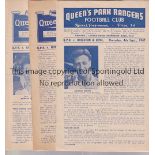 QPR 47-48 Twenty two QPR home programmes, 1947/48, includes v Brighton, Notts County, Exeter,