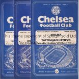 CHELSEA Twenty Chelsea home programmes from the 1958/59 season to include v Leeds. Most have