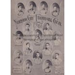 NORWICH 1907-08 Norwich team postcard, 1907-08, heads and shoulders portraits of 16 players,