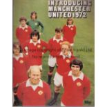 MANCHESTER UNITED A large selection of magazine, posters and newspapers etc. 24 newspapers from