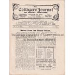 FULHAM - BRADFORD CITY 1922 Fulham home programme v Bradford City, 23/12/1922, complete four page