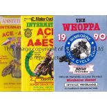 SPEEDWAY PROGRAMMES Over 140 programmes including approximately 110 Oxford homes 1970's and 1980's