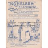 CHELSEA - FULHAM 1936 Chelsea home programme v Fulham, 15/2/1936, FA Cup, slight fold. Generally