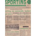 SPORTING - RANGERS 71 Issue of Sporting newspaper issued before v Glasgow Rangers 3/11/71 and is
