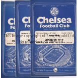 CHELSEA Seventeen Chelsea home programmes from the 1960/61 season to include v Manchester United and