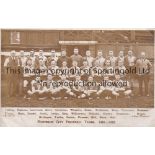 NORWICH 1931-32 Norwich team group postcard, 1931-32, players named beneath, slight creasing at