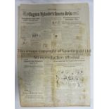 NORTHAMPTON Two Danish newspapers (Dagens Nyheder) dated 21/4/1924 and 22/4/1924 covering a match