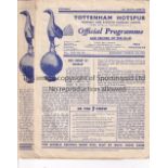 SPURS / CHELSEA Eleven programmes for League matches between Tottenham and Chelsea 1950/51 (Spurs