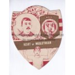 BAINES - HEARTS Baines card, Heart of Midlothian Play Up, Includes portrait of Biggie. Issued from