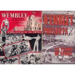 WEMBLEY Two Wembley publications 114 Page paperback book "Wembley Presents 25 Years of Sport" 1948