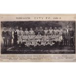 NORWICH 1910-11 Norwich team group postcard, 1910-11, players named beneath, published by Hayward