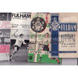 FULHAM HANDBOOKS Thirteen Fulham handbooks, 48/9, 49/50, 50/51, 51/2, 66/7-70/71 inclusive, 72/3,