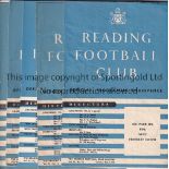 READING Five Reading friendly match programmes, all 50s, v Chelsea 56/7 (creasing), All -Stars XI