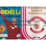 MANCHESTER UNITED Over 480 programmes from 1970/1 - 1979/80 seasons with over 230 aways including