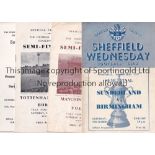 FA CUP SEMI-FINALS Twenty six FA Cup Semi-Final programmes between 55/6 and 69/70, includes