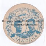 SHARPE - RANGERS Card issued by Sharpe "Well Played Rangers", given away free by Simon Collier &