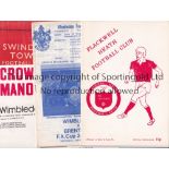 MISCELLANY Collection of programmes plus Stoke Evening Sentinel 80th Birthday Tribute newspaper to