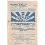 CARLISLE UNITED V MANSFIELD TOWN 1948 Programme for the League match at Carlisle 6/11/1948, slight