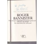 ROGER BANNISTER AUTOGRAPH Signed book, Twin Tracks with a dedicated autograph. Good