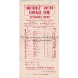 NORTHFLEET UTD 1935-36 Northfleet United home programme, v Cray Wanderers, 5/10/1935, Kent League,