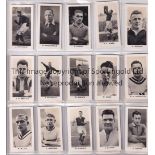 CIGARETTE CARDS A complete set of 50 English & Scottish Football Stars cigarette cards from 1936